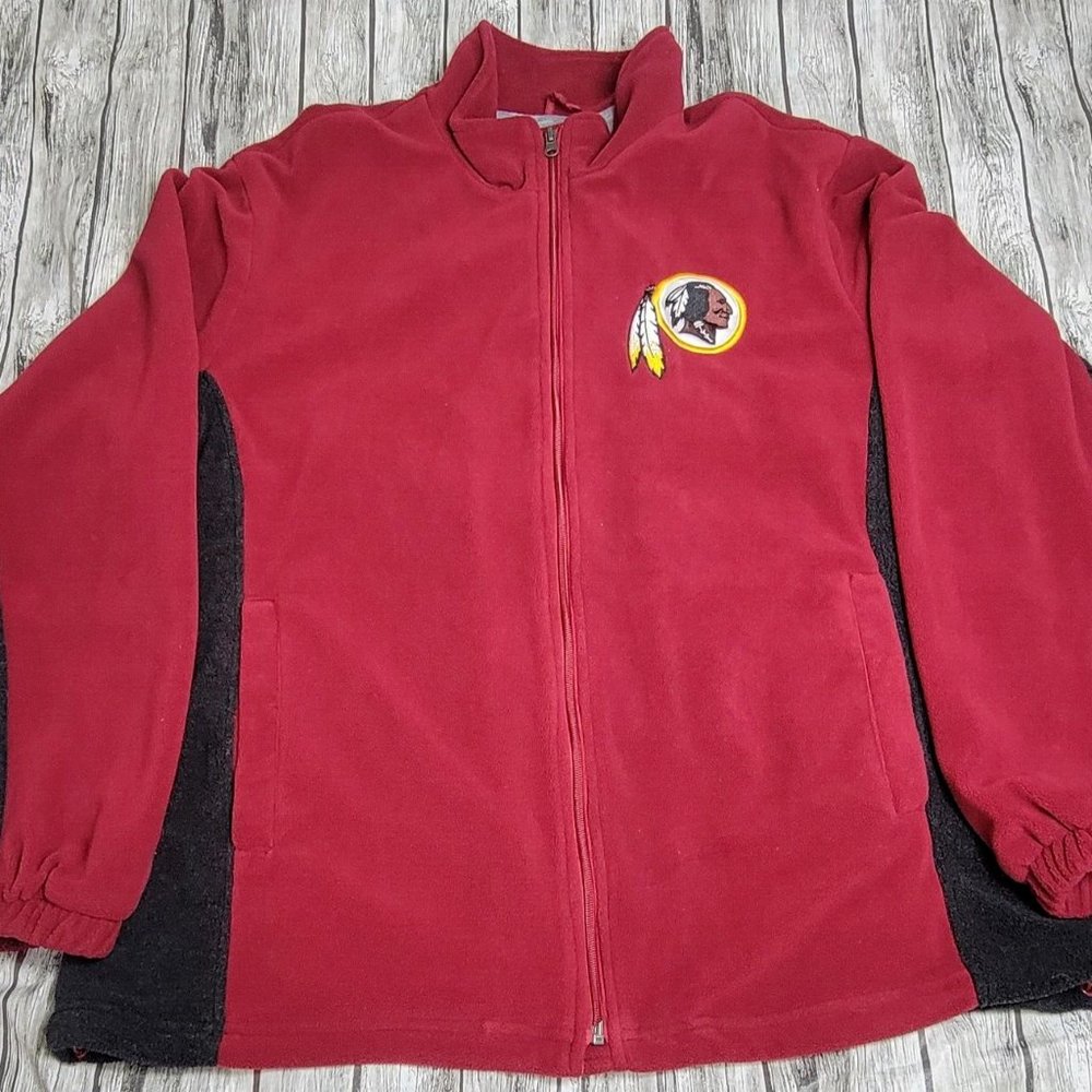 Washington Redskins Full Zip Jacket NFL Reebok Soft Fleece Mens XL